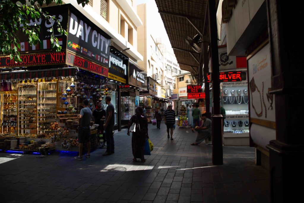 Walking thru the Gold Souk