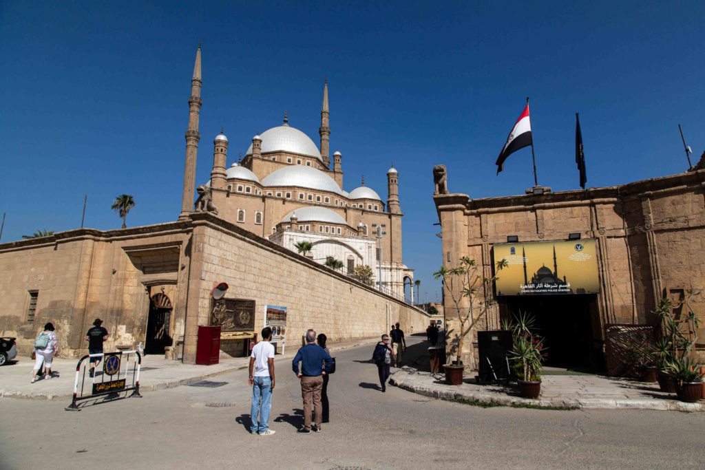 The Muhammad Ali Mosque or Alabaster Mosque st the Citadel of Cairo.