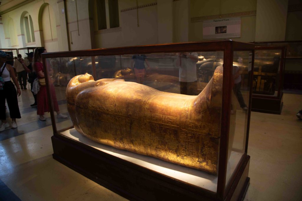 Golden sarcophagus