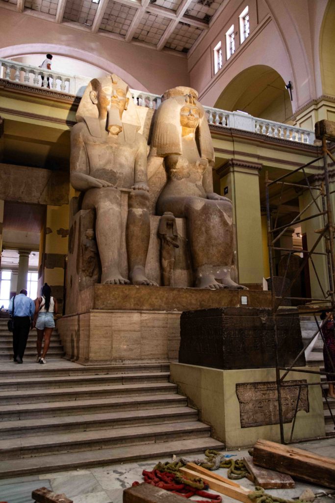 Amenhotep III and Tiye Colossal Statue