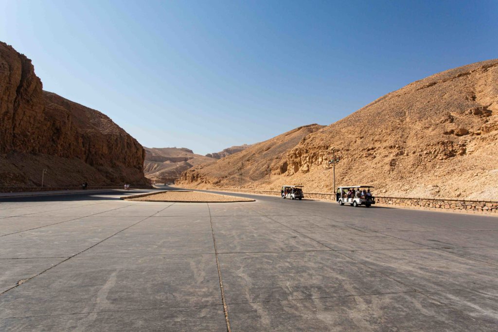 The modern entrance to the Valley of the Kings. What would the ancients think?