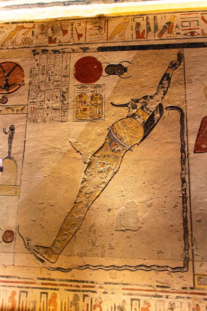 Illustrations in Ramesses IX's tomb