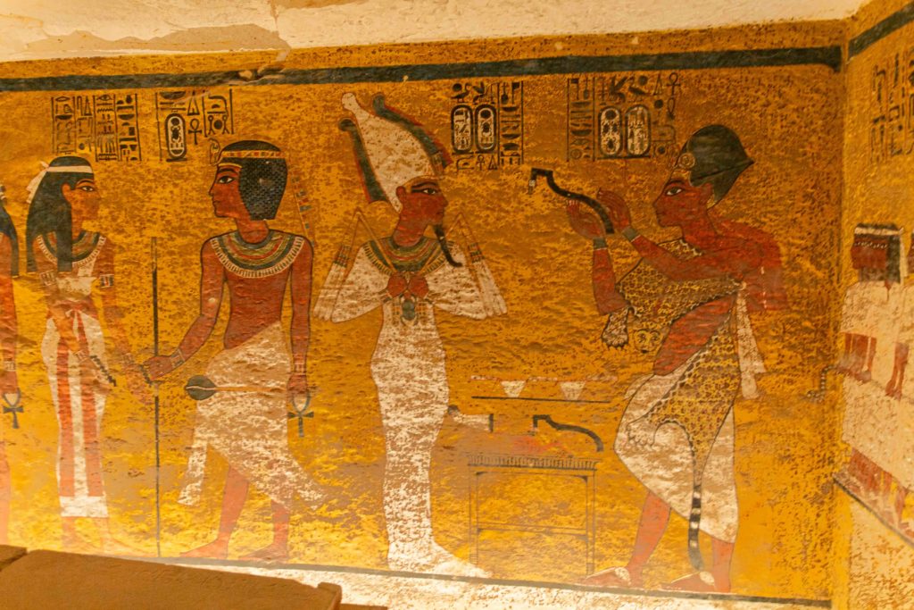 Illustrations in Tutankhamun's tomb