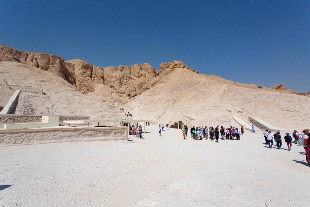 Entrances to to the tombs.