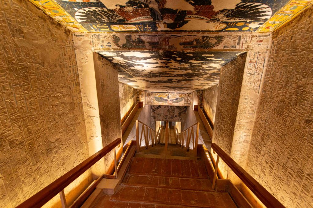 Descending into Seti I Tomb