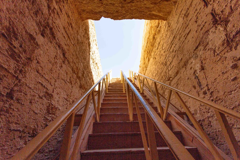 Ascending from Seti I's Tomb