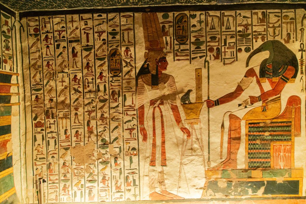 Inside Nefertari's tomb