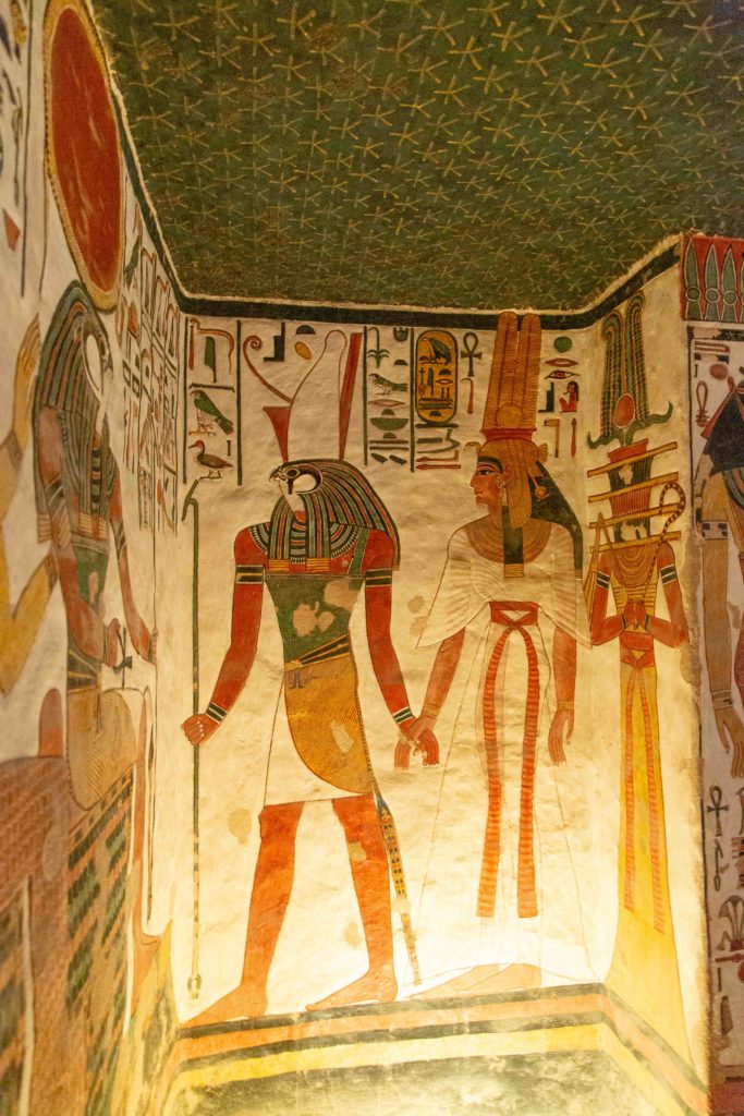 Inside Nefertari's tomb