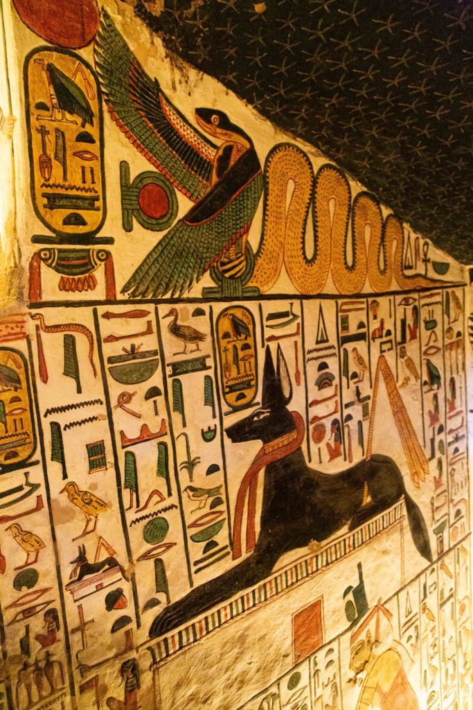 Inside Nefertari's tomb