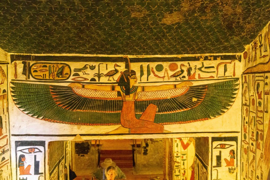 Inside Nefertari's tomb