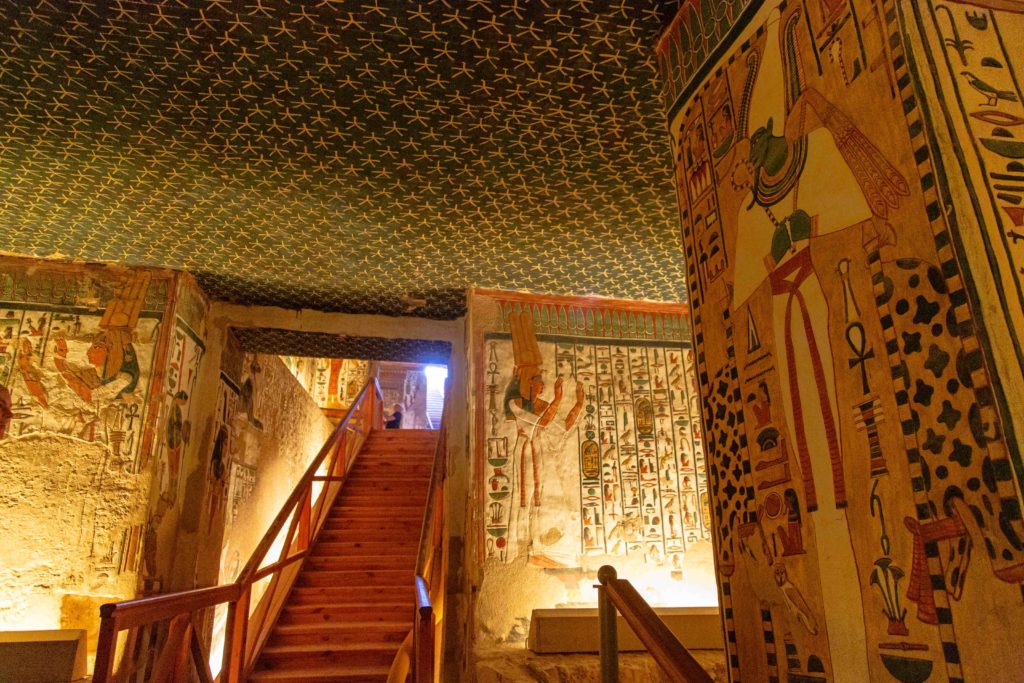 Inside Nefertari's tomb