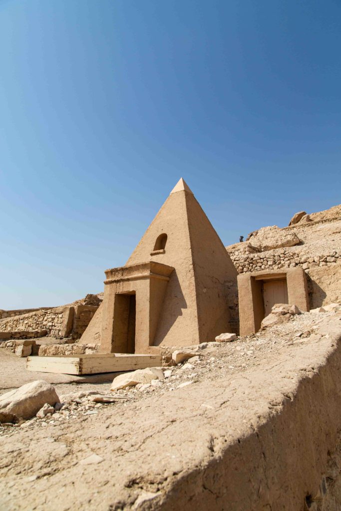 Tomb entrance in Deir el-Medina