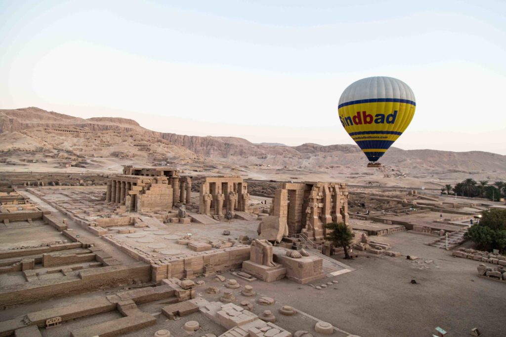 Passing over Ramesseum