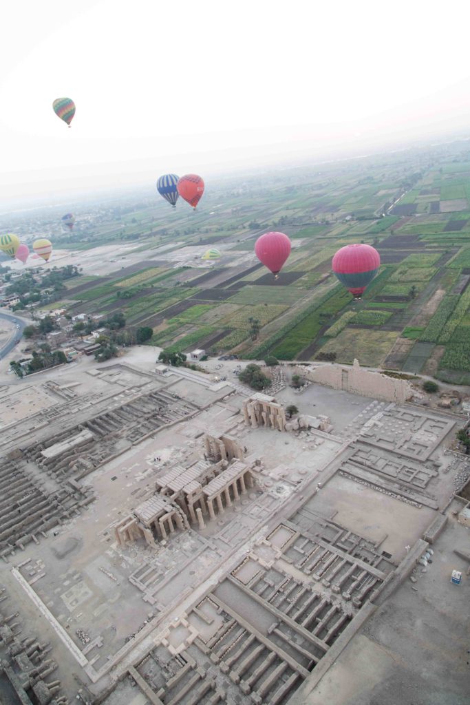 Passing over Ramesseum