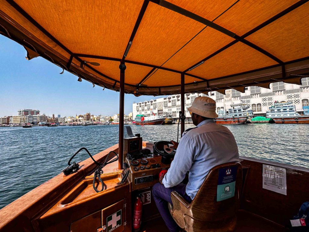 Crossing Dubai creek