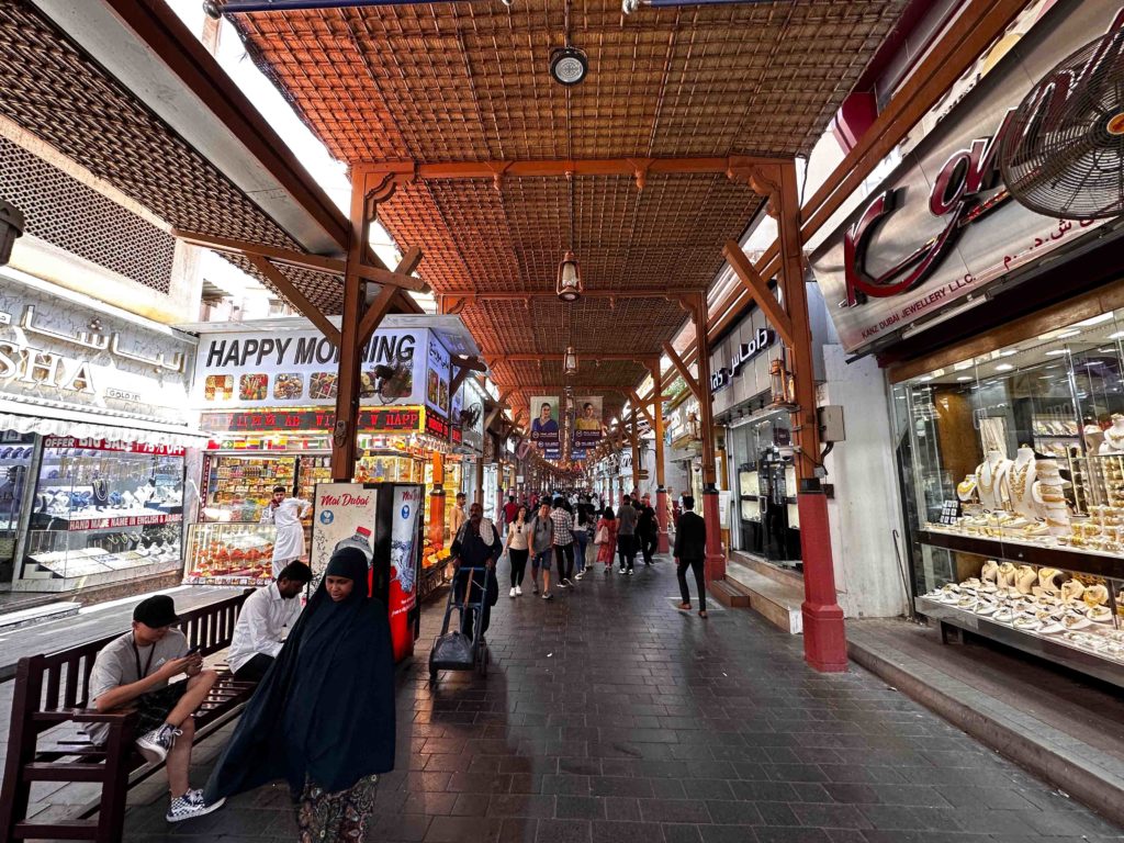 Walking thru the Gold Souk