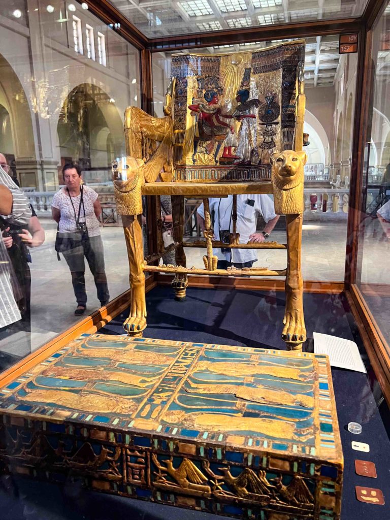 Golden Throne of Tutankhamun