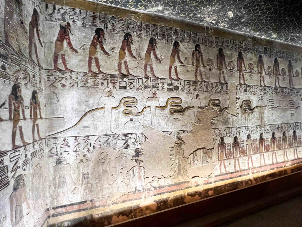 Illustrations in Seti I Tomb