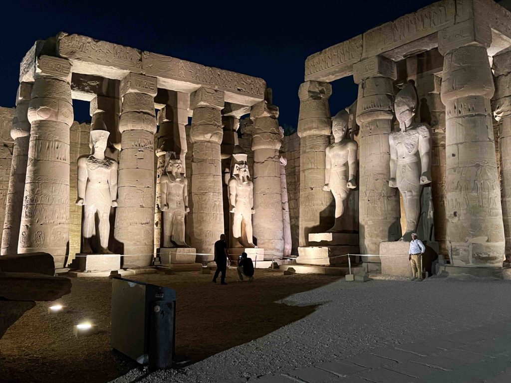 Inside Luxor Temple