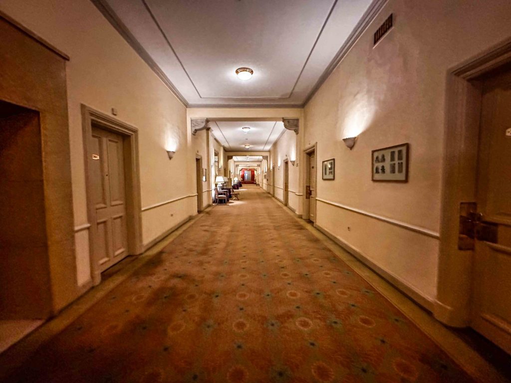 The halls are from The Shining.