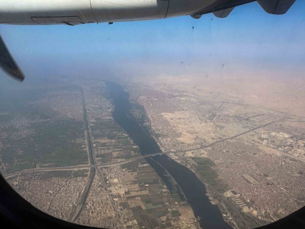 Over the Nile near Cairo